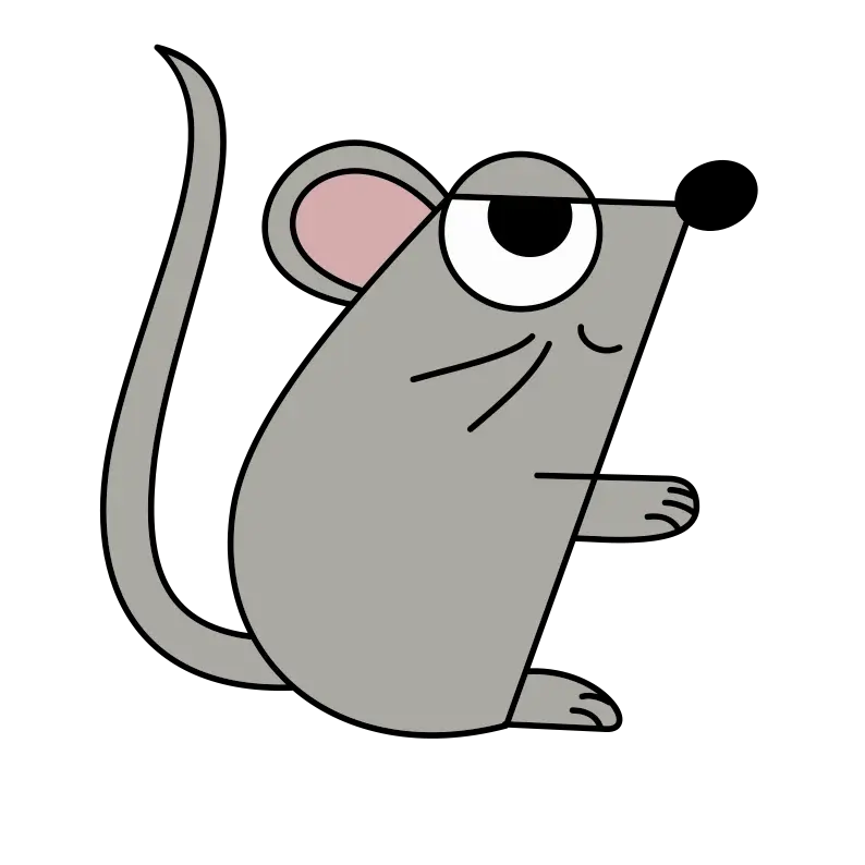 Cómo Dibujar un Ratón con el Número 7 Paso a Paso | K & J 🐭