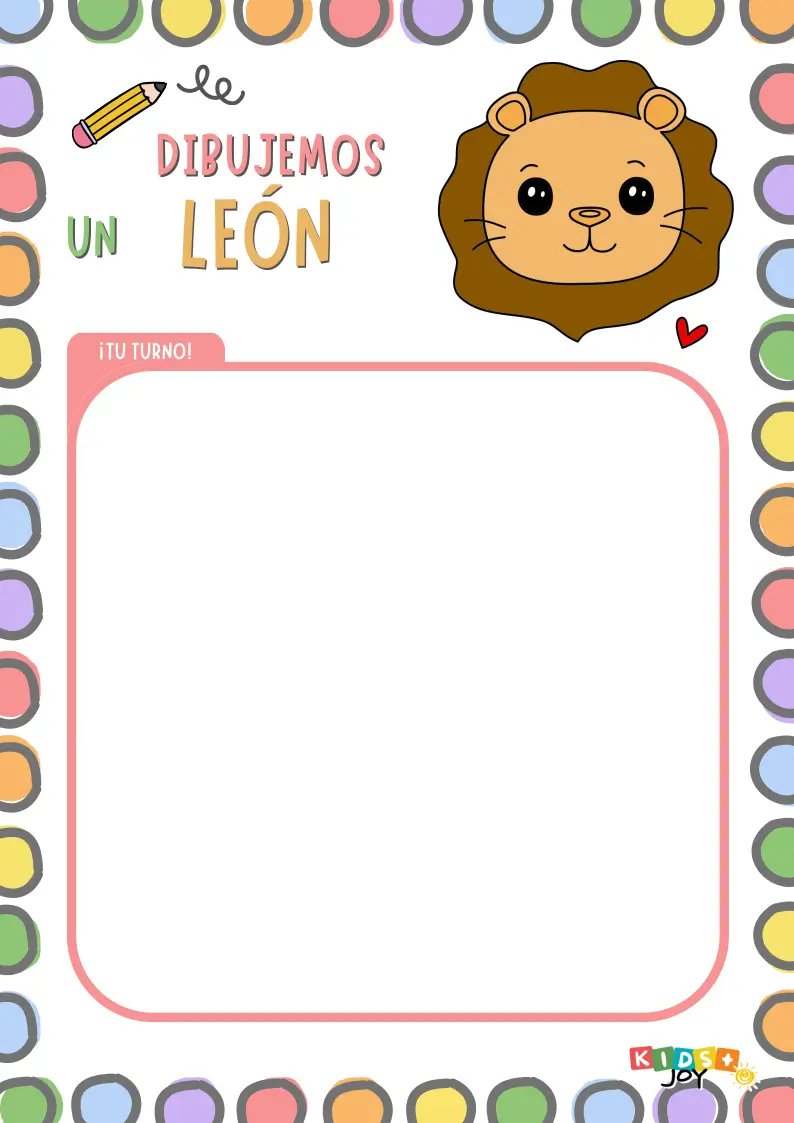 como dibujar una cara de leon paso a paso